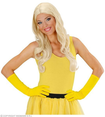 RĘKAWICZKI NEONOWE ŻÓŁTE 40CM