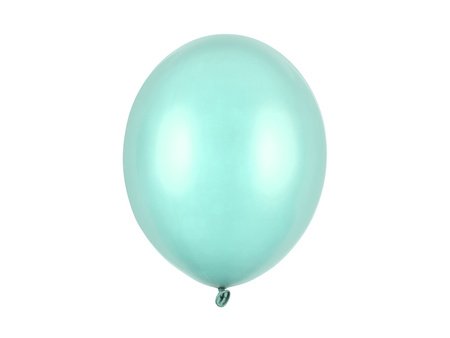 BALONY LATEKSOWE 30 CM METALICZNE MIĘTA 50 SZT
