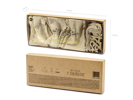 KALENDARZ ADWENTOWY WORECZKI 24 SZT.