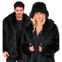 STRÓJ KURTKA FUTERKO CZARNE