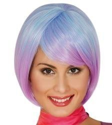PERUKA OMBRE BŁĘKITNE