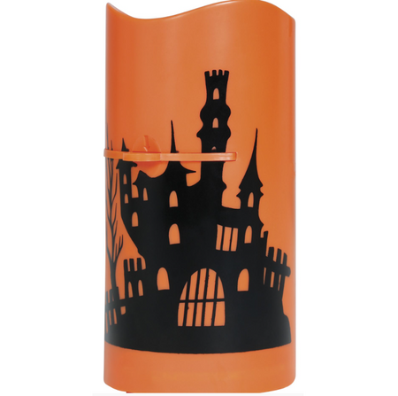 PROJEKTOR ŚWIECA LED 16 CM HALLOWEEN