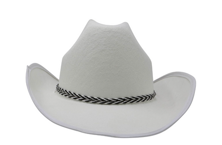 KAPELUSZ DZIKI ZACHÓD BIALY