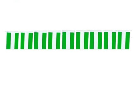  GIRLANDA FLAGA ZIELONO-BIAŁA 10 M