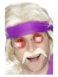 SZTUCZNE WĄSY HIPIS BLOND