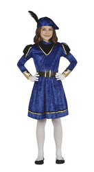 STRÓJ PAZIA NIEBIESKI SUKIENKA