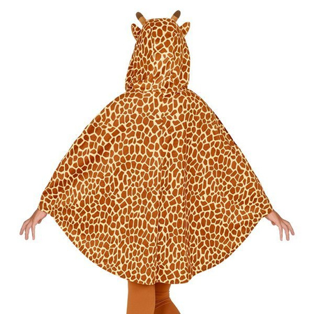 GIRAFFA (poncho con cappuccio)