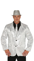 MARYNARKA CEKINOWA SREBRNA