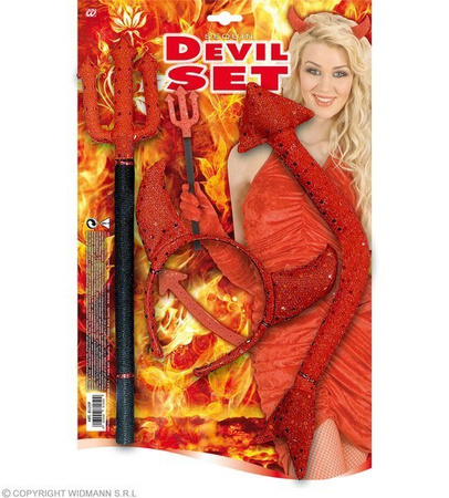 ZESTAW DIABEŁ CEKINY DELUX