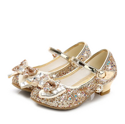 BUTY KSIĘŻNICZKI NA OBCASIE ZŁOTE