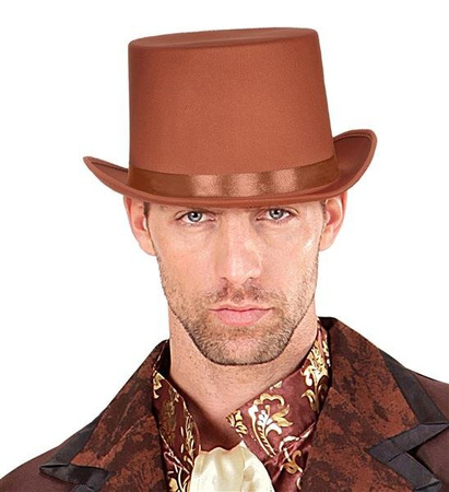 CYLINDER BRĄZOWY VINTAGE