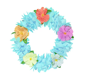 OPASKA HAWAJSKA NA GUMCE NIEBIESKA