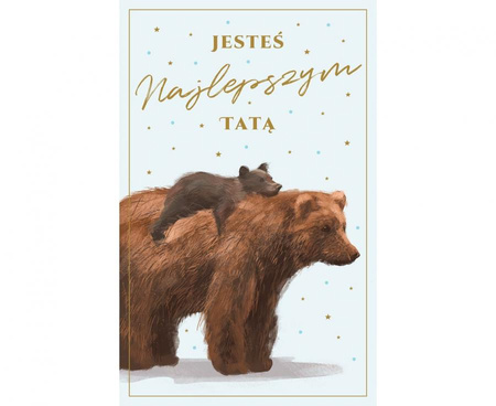 KARTKA OKOLICZNOŚCIOWA 13 X 20,5 CM DZIEŃ OJCA