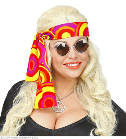 OPASKA LATA 70' BĄBELKI POMARAŃCZOWE