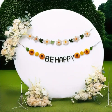 POKROWIEC NA STOJAK KOŁO 200 CM BIAŁY