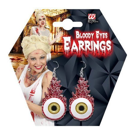 KOLCZYKI KRWAWE OCZY