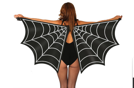 SKRZYDŁA SIEĆ PAJĄKA 170X80 CM HALLOWEEN