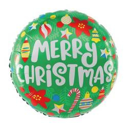 BALON FOLIOWY MERRY CHRISTMAS 45 cm