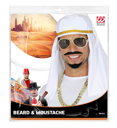 ZESTAW ARABA WĄSY + BRÓDKA 