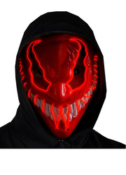MASKA HALLOWEENOWA LED CZERWONA