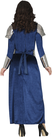 STRÓJ RYCERZA DAMSKI NIEBIESKI