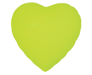 BALON FOLIOWY SERCE NEONOWY ŻÓŁTY 46 CM