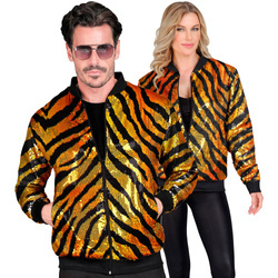 KURTKA CEKINOWA ZŁOTO CZARNA BOMBERKA