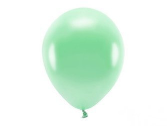 BALONY ECO 30cm METALIZOWANE MIĘTA 10szt