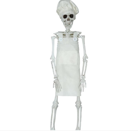 DEKORACJA SZKIELET KUCHARZ 40 CM