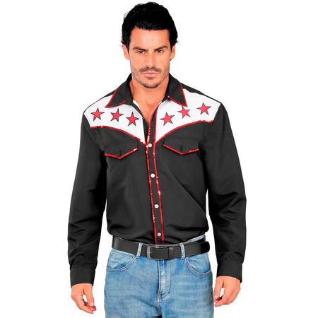 KOSZULA MĘSKA KOWBOJSKA CEKINY