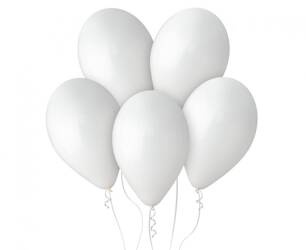 BALONY LATEKSOWE BIAŁE 33 CM 50 SZT
