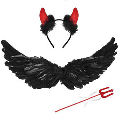 ZESTAW ZBUNTOWANEGO ANIOŁA CZARNY