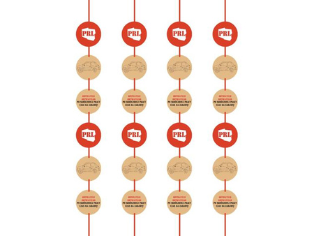DEKORACJA WISZĄCA PRL 