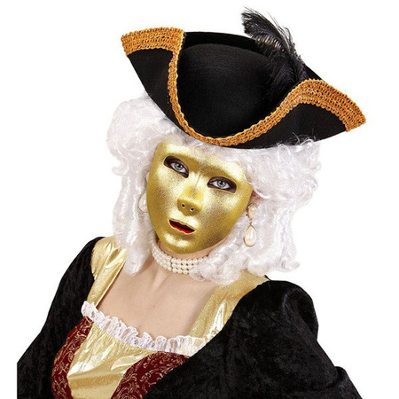 MASKA KARNAWAŁOWA ZŁOTA
