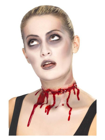 SZTUCZNA RANA PODCIĘTE GARDŁO