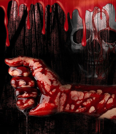 SZTUCZNA KREW W BUTELCE POJ. 450 ML HALLOWEEN