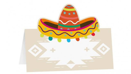 WINIETKI SOMBRERO 8X8 CM 6 SZT.