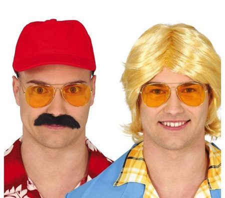 OKULARY POMARAŃCZOWE PILOTKI