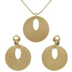 ZESTAW RZYMIAŃSKI KOLCZYKI I NASZYJNIK