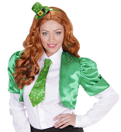 KRAWAT ZIELONY ŚW.PATRYKA