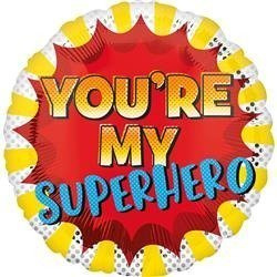 BALON FOLIOWY SUPERHERO 43 cm