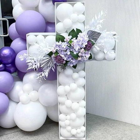 SZABLON DO BALONÓW KRZYŻ BIAŁY 50x75 cm