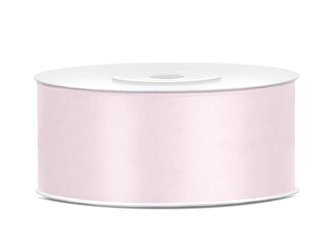 TASIEMKA SATYNOWA J.PUDROWY RÓŻ 25mm/25m