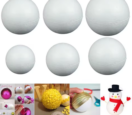 KULE STYROPIANOWE 5 CM 5 SZT DIY