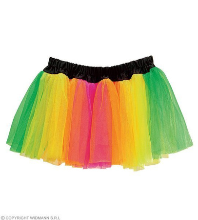 SPÓDNICA BALETNICY TUTU TĘCZOWA