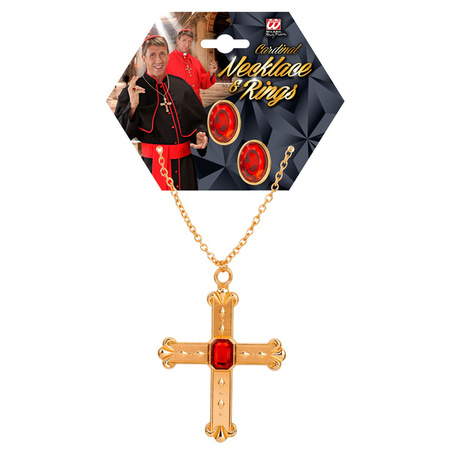 ZESTAW BIŻUTERII KARDYNAŁ