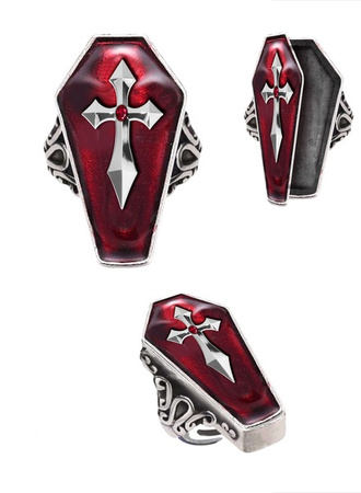 PIERŚCIONEK TRUMNA HALLOWEEN