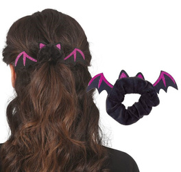 GUMKA DO WŁOSÓW NIETOPERZ CZARNA