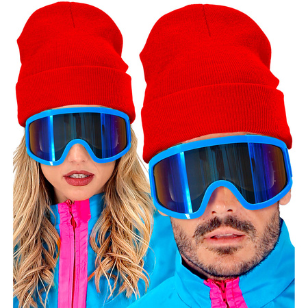 CZAPKA NARCIARZA DISCO CZERWONA