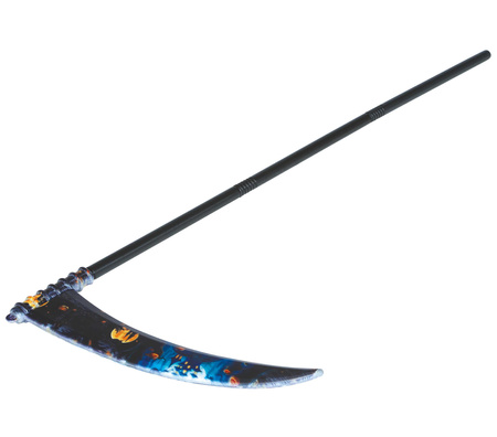 ODŁĄCZANA KOSA Z UPIORNYM NADRUKIEM 100 CM